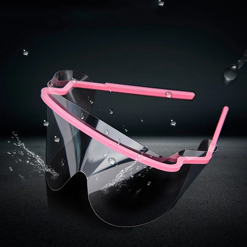 

Transparent PVC Safety Faces Shields Screen Spare Visors For Head Mask Eye Faces Protection