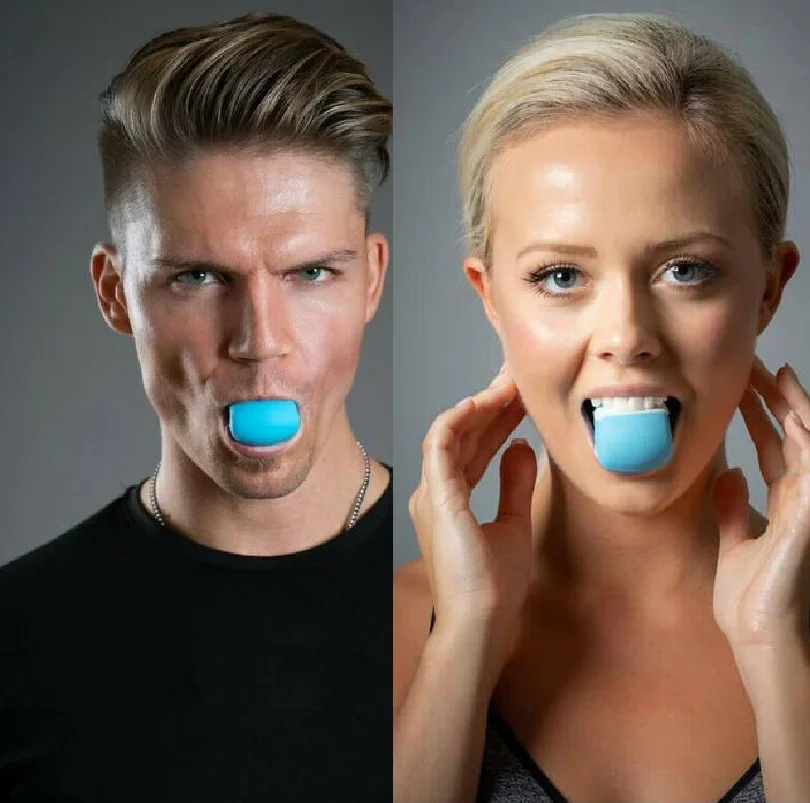 Jawline Exercise, Chewing Ball Jaw Mouth Shaper Facial Muscle Tightener, For Strengthening And