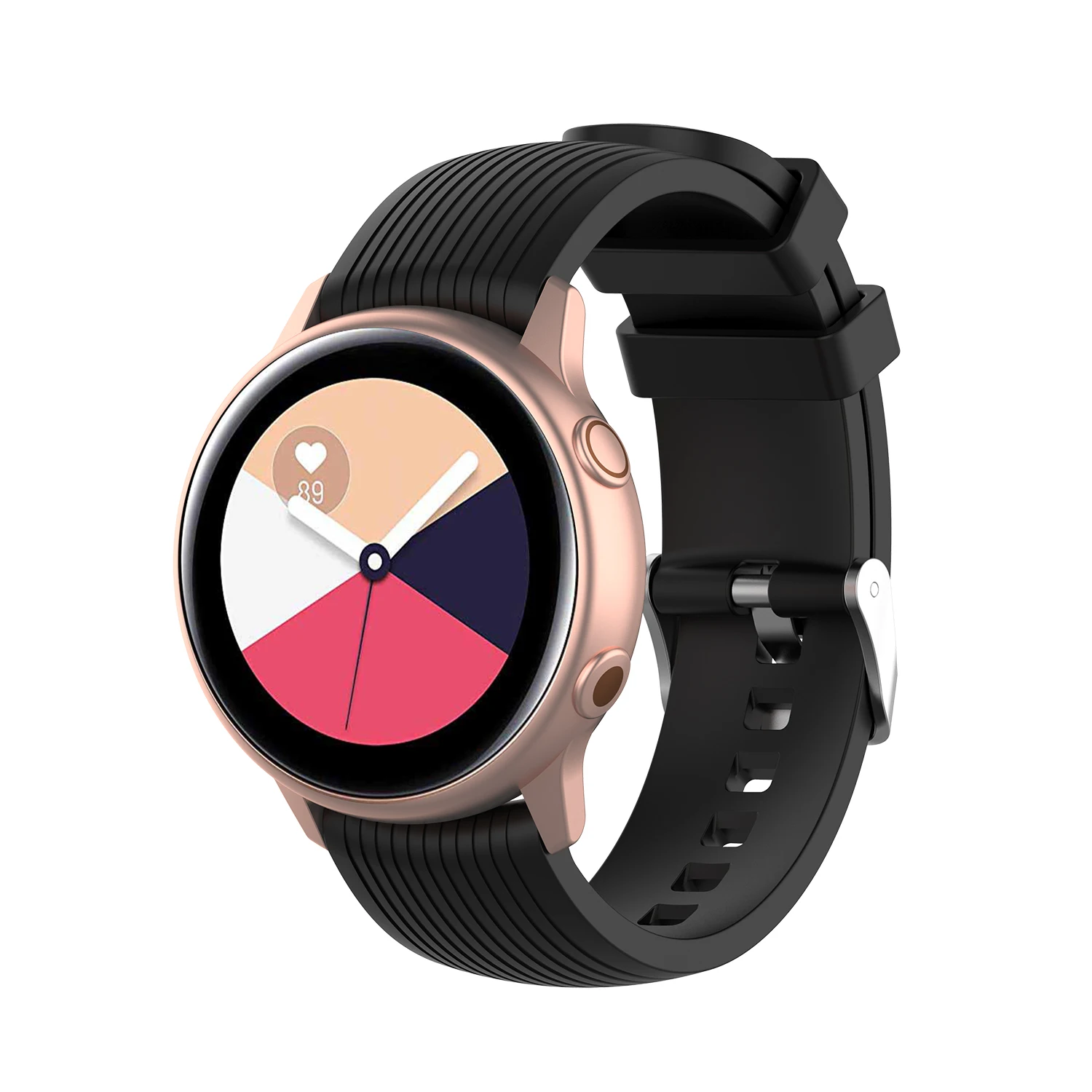 22 мм 20 мм силиконовый спортивный ремешок для samsung Galaxy Watch 46 мм SM-R800 Amazfit ремешок Bip для Galaxy watch 42 мм регулируемый ремешок