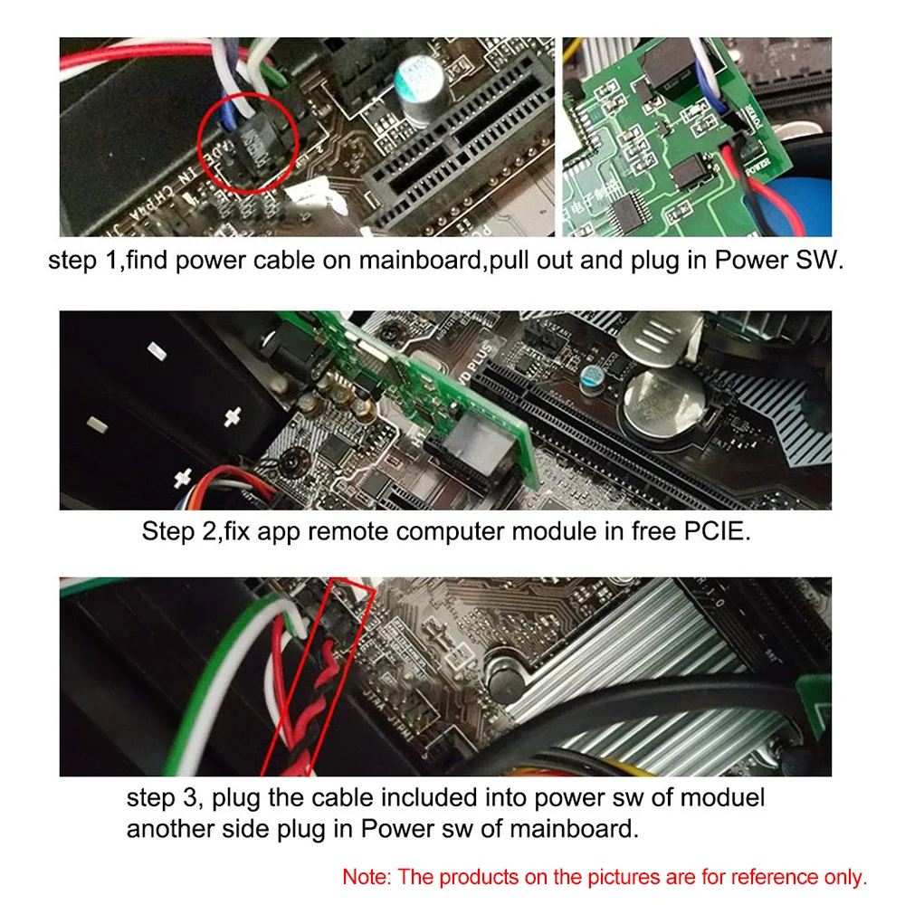 EWeLink мини PCI-e Настольный ПК Пульт дистанционного управления Загрузочная карта WiFi беспроводной умный Переключатель включение/выключение релейный модуль перезапуск переключатель