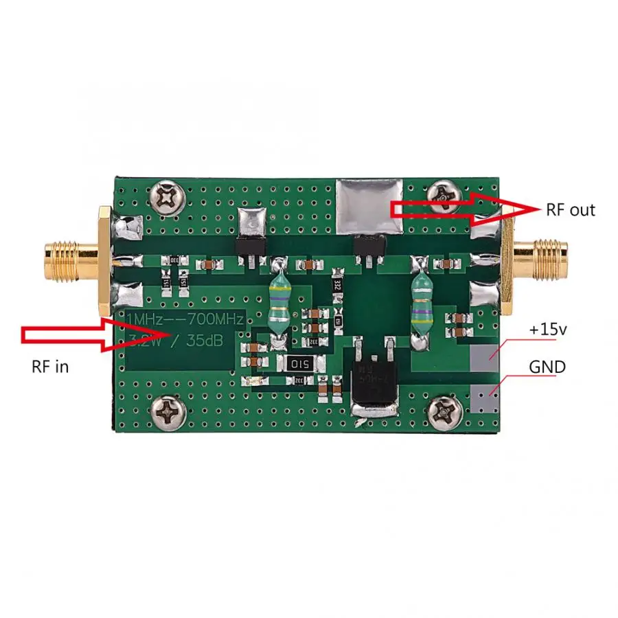 1 MHz 700 MHZ 3 2 W ВЧ ОВЧ UHF FM радиочастотный передатчик Модуль усилителя мощности для