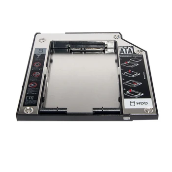 

Dedicated 2nd HDD Caddy 9.5mm SATA 3.0 2.5"SSD Case Enclosure For Lenovo ThinkPad Optibay T420s T430s T500 W500 T400 T410