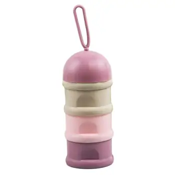 

3 Layers Toddle Container PP Infant Portable Food Storage Candy Sealing Essential Grains Baby Milk Powder Box Feeding Dispenser