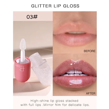 

Mini Capsule Lip Gloss Moisturizing Silky Long-lasting Lip Gloss Temperature Changes High Flash Transparent Lip Gloss TSLM1