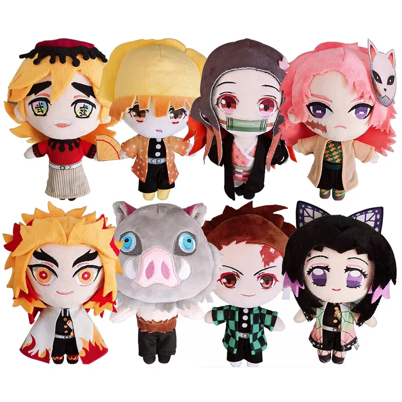20 см демон убийца: Kimetsu без Yaiba Nezuko Tanjirou Douma Makomo кохау Shinobu фигурка косплей милые