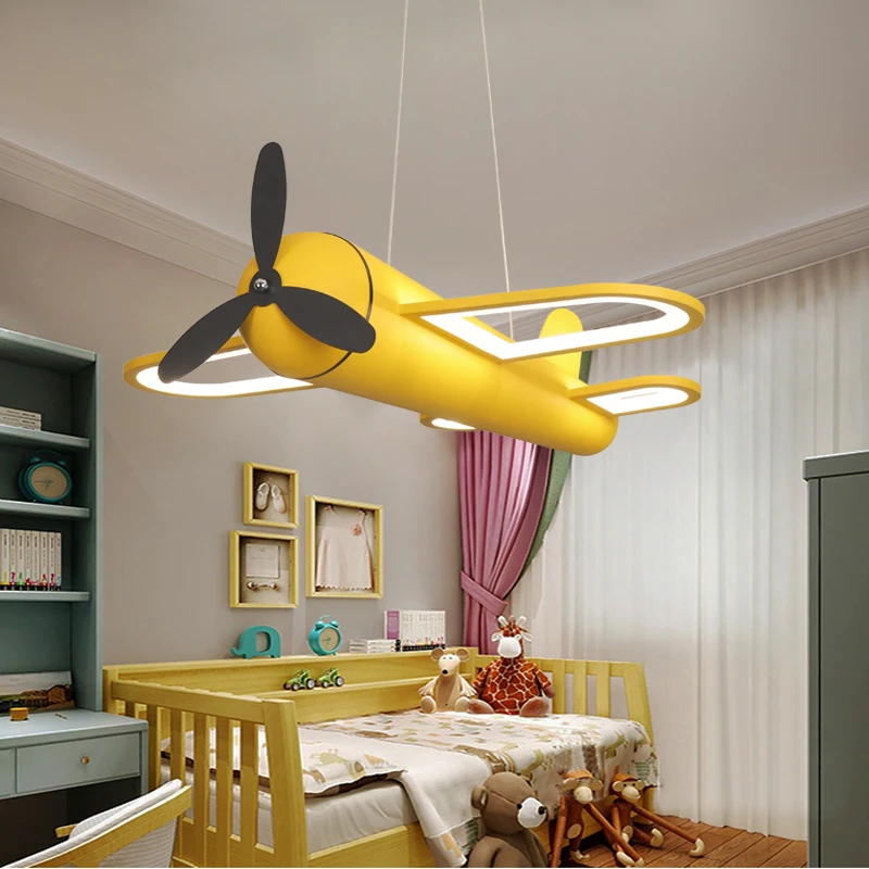 Plafonnier Led Au Design Moderne Luminaire Decoratif D Interieur Lumiere Bleue Ou Jaune Ideal Pour Une Chambre D Enfant Ou Un Bebe Garcon Aliexpress