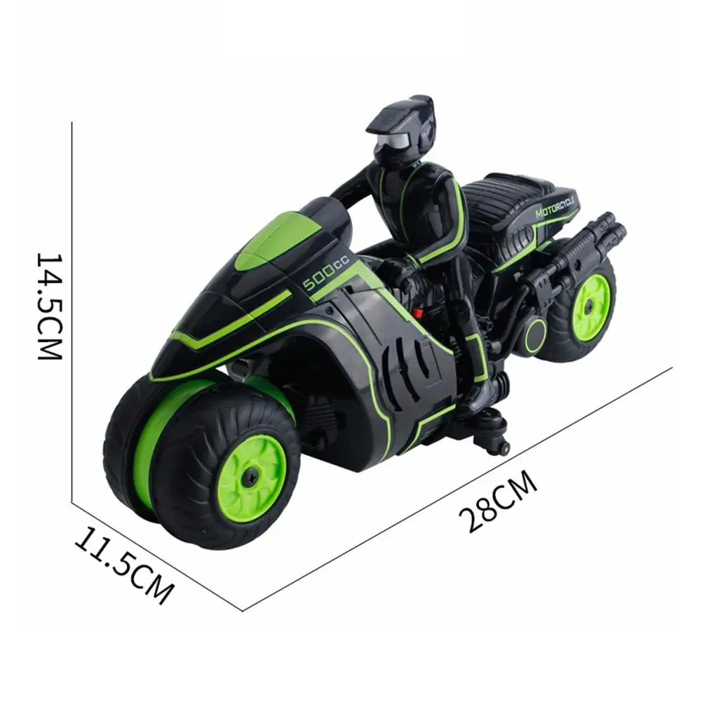 2 4G RC трюк мотоцикл левый правый Дрифт 360 градусов вращение пульт дистанционного