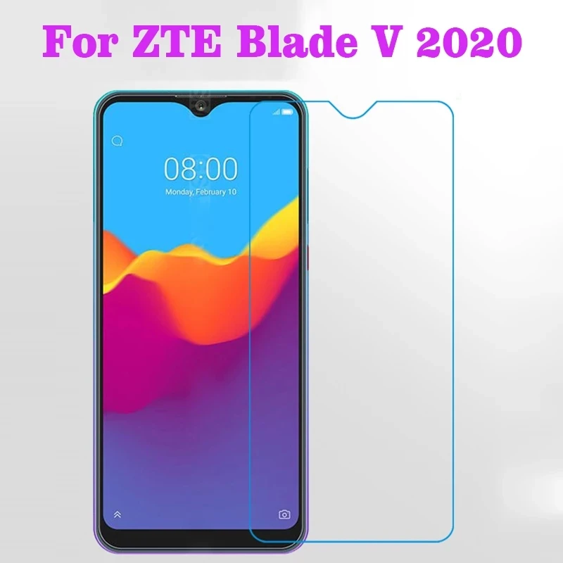 9H Tempered Glass For ZTE Blade 20 Smart A5 2020 Protective Film Screen Protector Cover V Phone Guard | Мобильные телефоны и