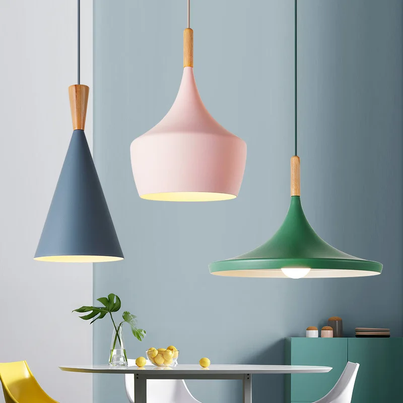 

Cross Border Northern European-Style Instrument-shaped Droplight Creative Bar Counter Coffee Shop Restaurant Macarons Three Head