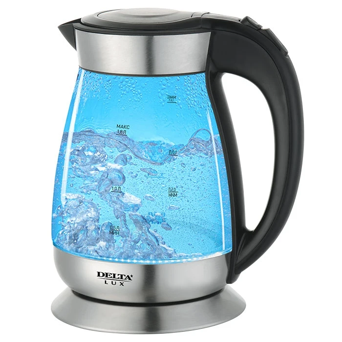 Чайник электрический DELTA Lux DL-1205, 2200 Вт, 1,8 л