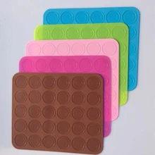 Силиконовый Макарон печенья для выпечки листовая форма коврик 30 полости DIY Форма для выпечки коврик Esteiras Forros De Cozimento ZT