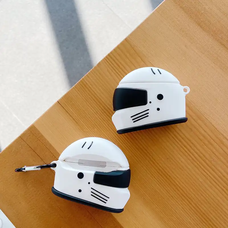airpod pro under motorcycle helmet Protective Case for AirPods Cool 3D Case for Airpods 1 2 Chaging Box Soft Silicone Wireless Bluetooth Earphone Protective Cover Coque Protective Cover for Airpods Electronics & Photo Headphones Airpods Pro Helmet Using