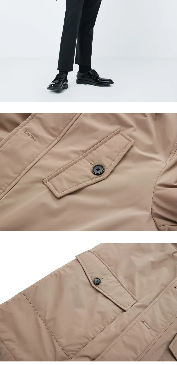 JackJones Мужская парка пальто комфорт флисовая подкладка Длинная Куртка мужская одежда 219309502