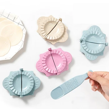 

Easy DIY Dumpling Mold kitchen Accessories Tools Gadget Dumpling Jiaozi Maker Device Dumpling Maker Device Kitchen Tools