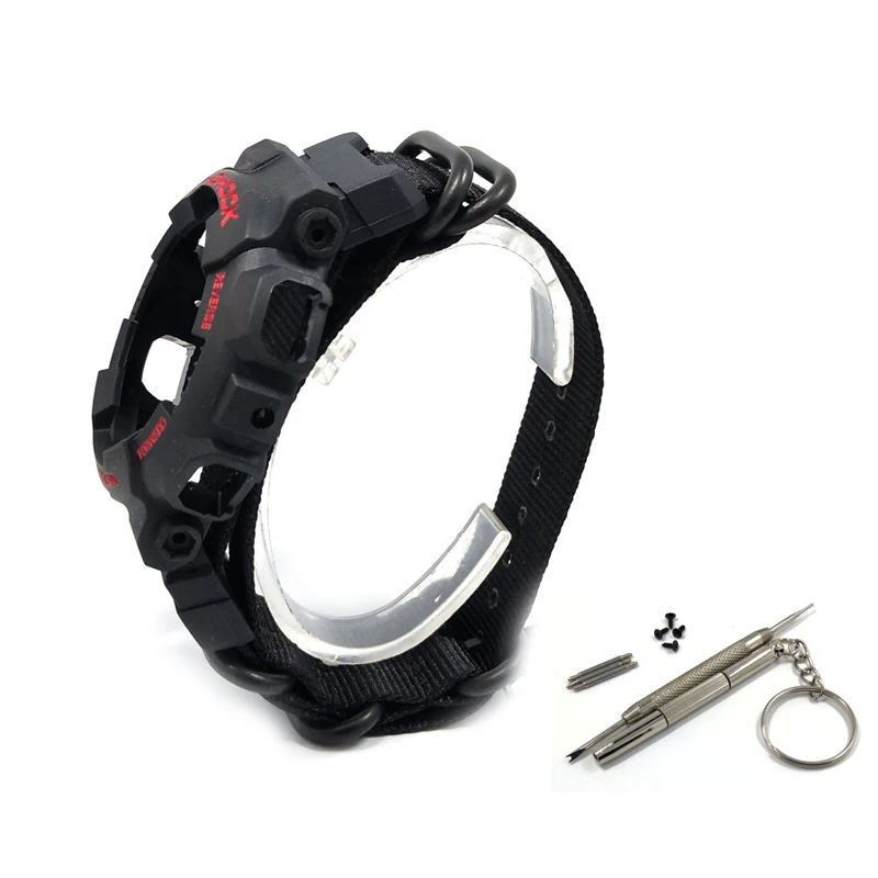 Нейлоновый ремешок для наручных часов NATO Casio G-Shock GA-110/ GA-110GB чехол рамка GD100 GD110