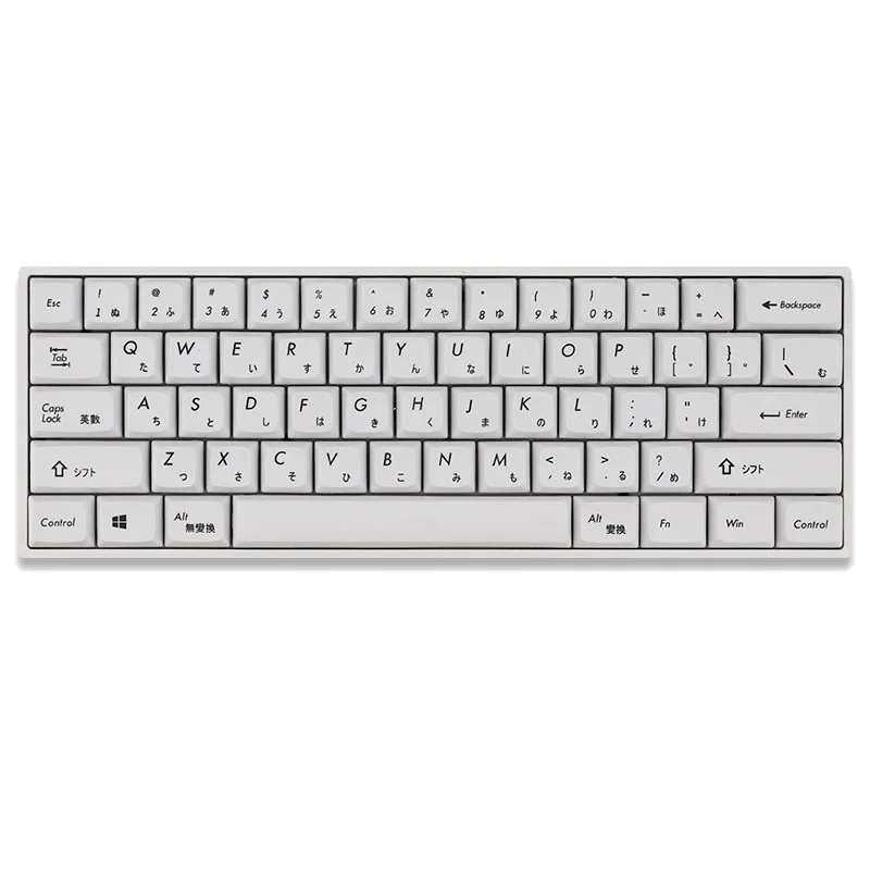 

Minimalist White Japanese BOW Keycaps for Mechanical Keyboard Keycap XDA Profile DYE-Sub Japanese PBT Keycap