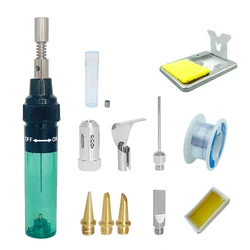 Ensemble de 14 fers à souder, stylo de soudage électronique chauffant à 1300 °, Portable sans fil, rechargeable, travail, outils de combustion de la flamme 