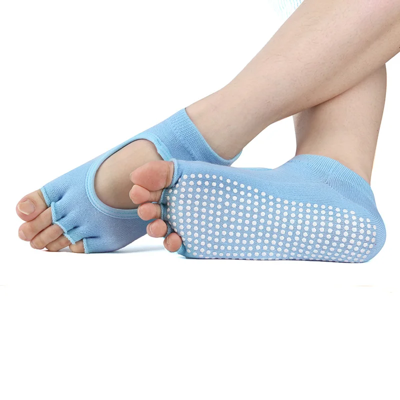 

1 Pair Women Professional Anti Five Fingers Slip Bandage Socks Ladies Ventilation Sports Pilates Ballet Socks Dance Sock