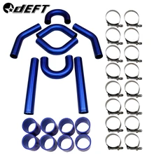 Habile universel 3 "pouces OD 76 mm en aluminium Turbo Boost Intercooler Kit de tuyauterie tuyaux pince coupleur Kit(China)