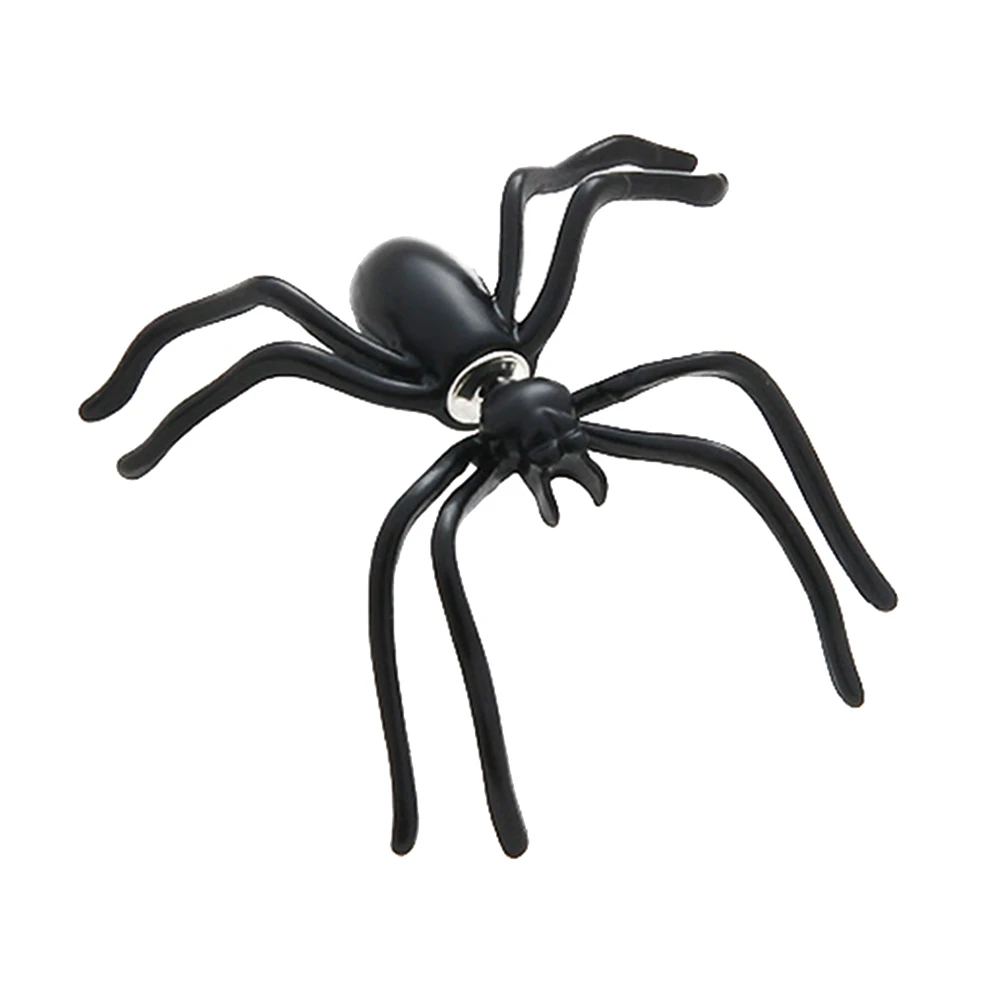 Halloween Decoration New 1Pc Fashion Unique Scary Spider Shape Piercing Earring Ear Studs Jewelry