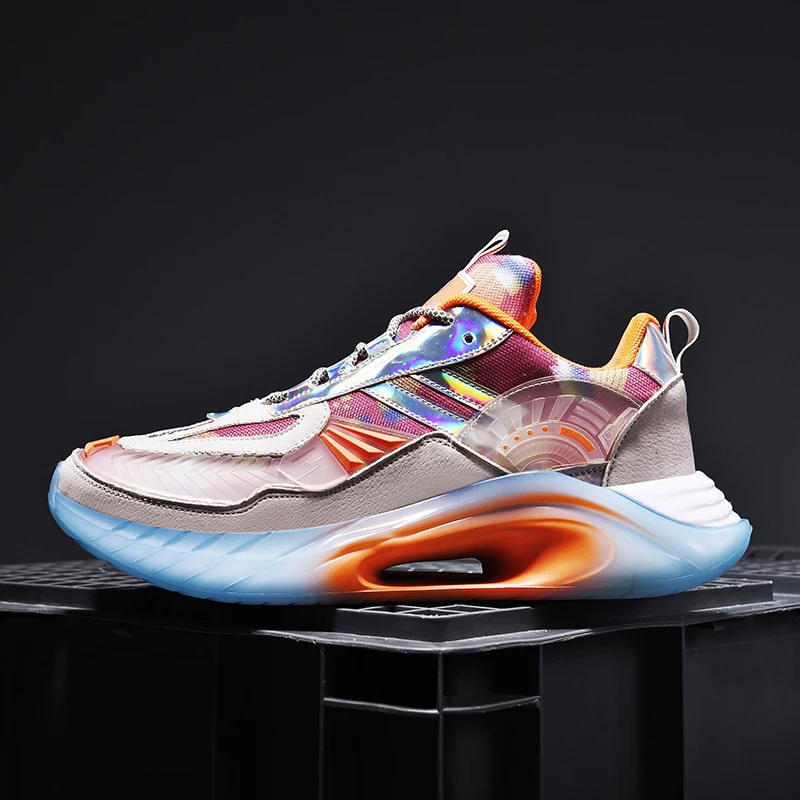Men Flying Weave Material Running Shoes Breathable Sport Outdoor Training TPU And Popcorn Sole High Quality | Спорт и развлечения