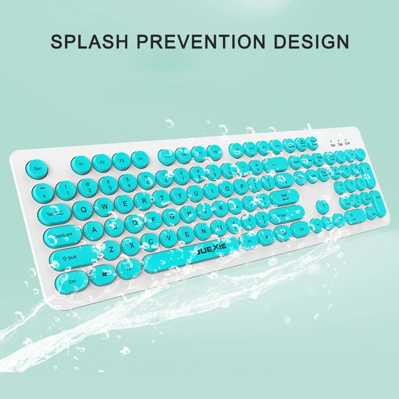 Elegant colorful office keyboard 104 Key Keycaps Set for Mechanical Keyboard for Gaming Mechanical Keyboard 3
