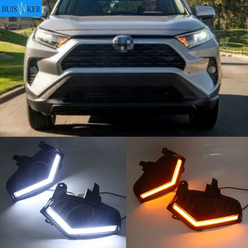 

Дневные ходовые огни для Toyota RAV4 2019 2020, 2 шт., 12 В