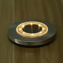 4 шт. 8LED креативный пыленепроницаемый Солнечной Энергии Водонепроницаемый похороненный газон двор наземное освещение для наружного пути пейзаж