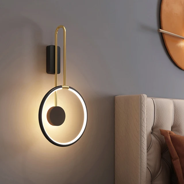 Modern Gold Round Simple LED Wall Light 1