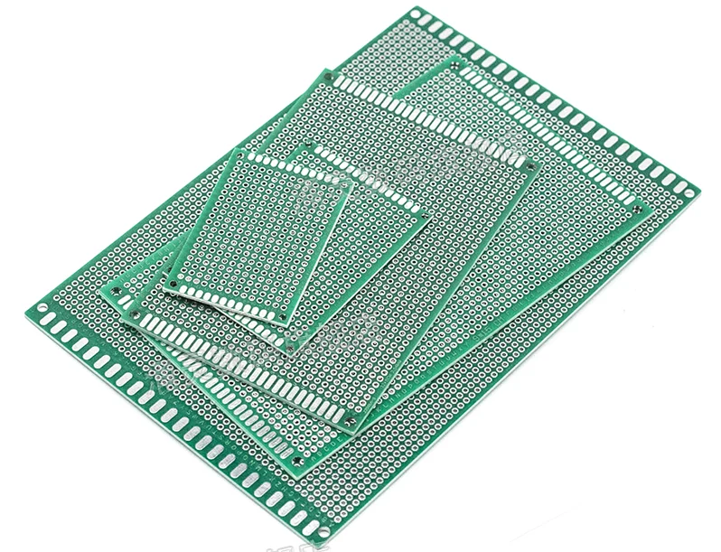 8 шт./лот печатная плата DIY 4x6 5x7 6x8 7x9 прототип универсальная двухсторонняя зеленая