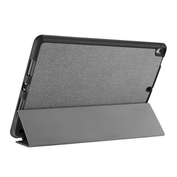 

HOT-for Apple iPad Air 3/PRO 10.5 Inch Tablet PC Case with Press Pen Anti-Lost Card Slot Design PU Protective Case