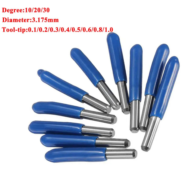CNC milling bits tools cutter kits cnc machine top for steel woodworking maching endmills 3.175mm | Инструменты