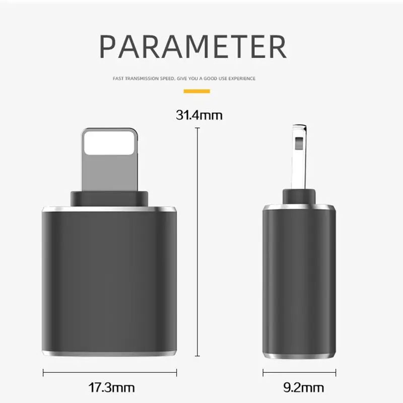 OTG USB Adapter Lighting Male to USB3.0 iOS 13 Charging Adapter For iPhone 12 11 Pro XS Max XR X 8 7 6s 6 Plus iPad Adapter