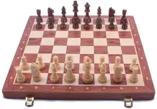 Ceviz satranç seti 15 ''x 15'' ile keçeli oyun panosu İç mekanı için İç mekan satranç oyunu çocuk ve yetişkin için