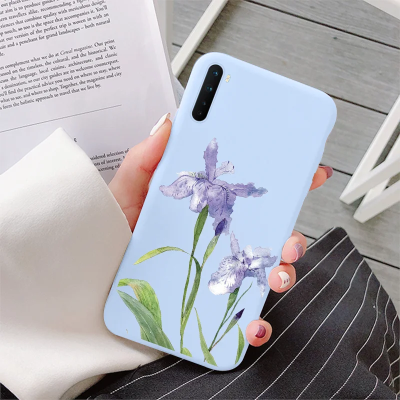 flip cover For OnePlus Nord Case 6.44" Phone Cover Soft Silicone Cases For One Plus Nord OnePlusNord 1+Nord Flower Protective Fundas Cover iphone waterproof bag Cases & Covers
