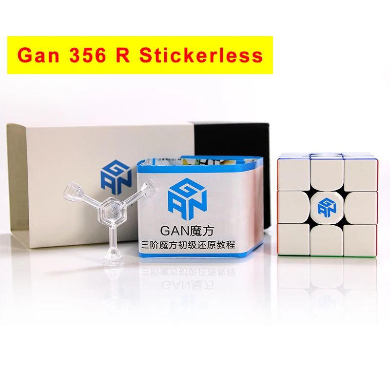 Gan 356 Air SM R 3x3x3 магический скоростной куб мастер-пазл Магнитный 3x3 профессиональный Gans Cubo Magico Gan356 игрушки для детей - Цвет: 356 R Stickerless
