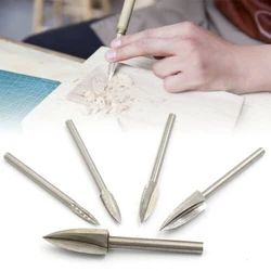 Brocas para tallado de madera, herramienta de carpintería de múltiples tamaños, cortador de fresado, raíz de árbol, 5 unids/set por juego