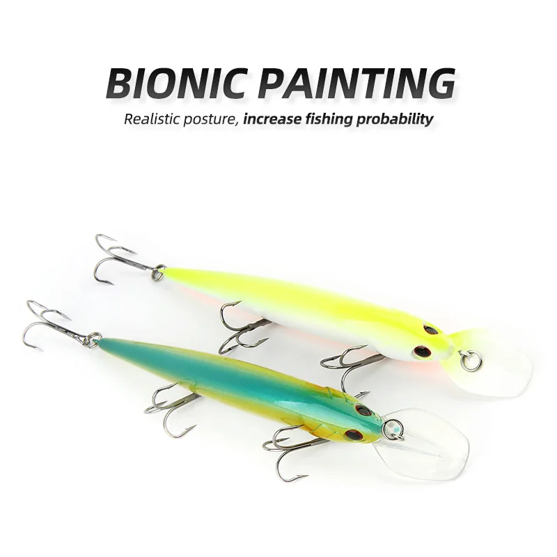 ARDEA Fishing Lure Minnow Floating lure 120mm 17.5g wobbler lure ISCA Artificial Hard Bait lure Sea Perch lure Crankbait lure