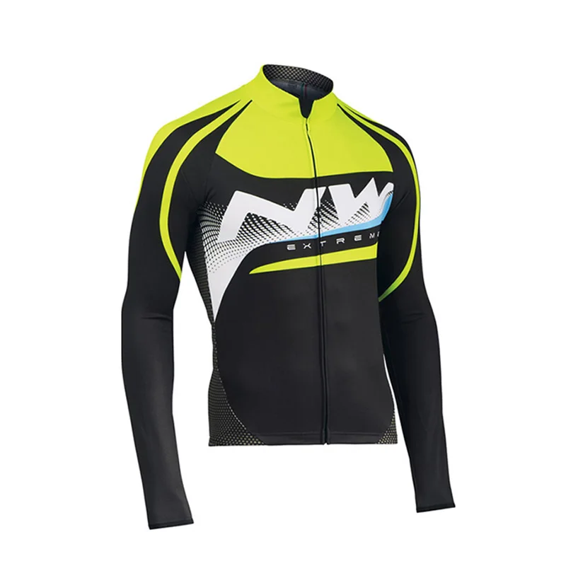 Long Sleeve Men's Cycling Jersey Breathable NW Brand Cycling Bicycle Clothing Quick-Dry Mountain Bike Clothes Cycling Wear