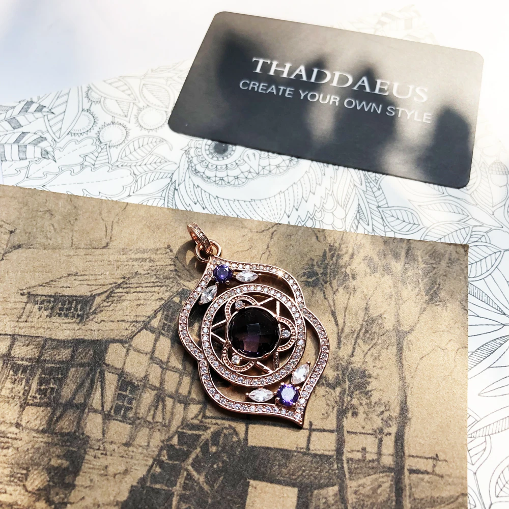 Pendant THIRD-EYE CHAKRA,2019 Brand Fashion Trendy Jewelry Europe Bijoux Rose Gold Color 925 Sterling Silver Gift For Woman - Image 5
