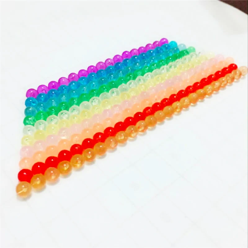 

500Pcs/bag Beads puzzle Crystal DIY water spray beads perlen ball games handmade magic toys for children Water Mist Magic Beads