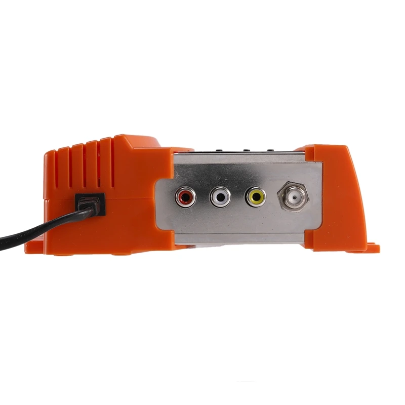 M69 Professional Digital VHF UHF RF Modulator AV to RF AV to TV Converter Adapter(Orange US Plug)