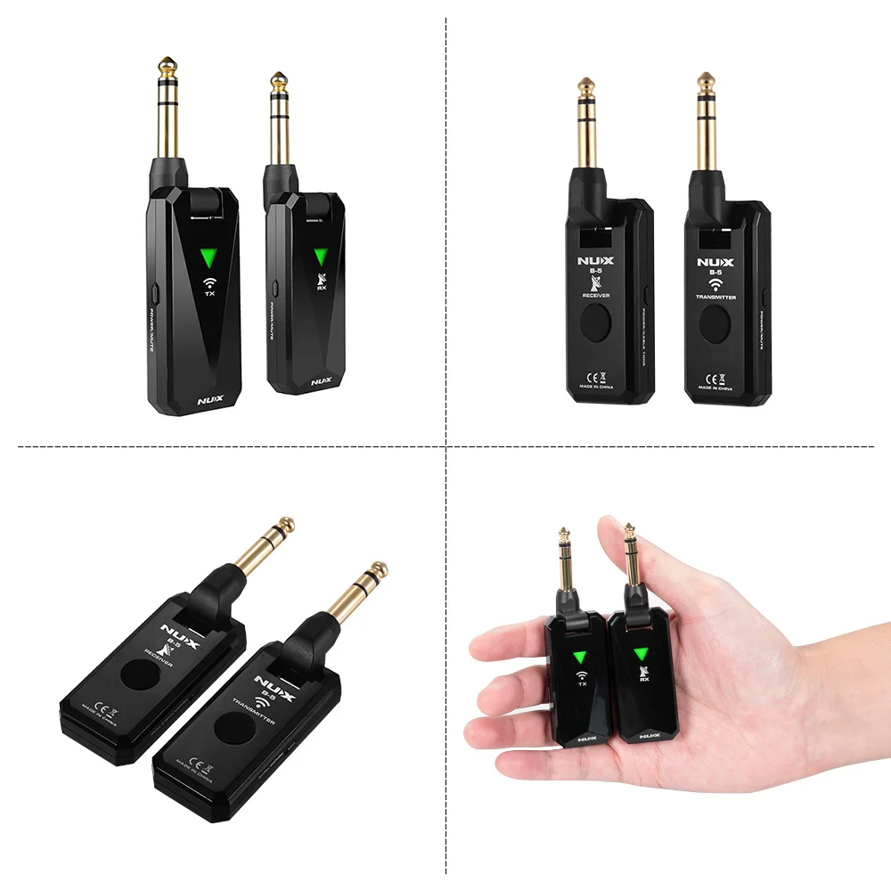 NUX B-5RC 2,4 ГГц гитарный приемник-передатчик Беспроводная система ...