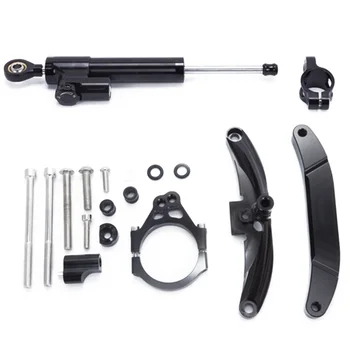 

For Yamaha FZ1 FAZER 2006-2015 Motorcycle Aluminium Steering Stabilizer Damper Mounting Bracket Kit