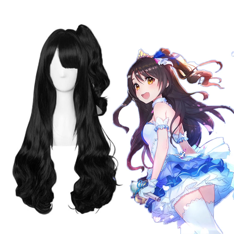 Аниме THE IDOLM@ STER Золушка девушки косплей парики Uzuki Shimamura косплей парик жаростойкий синтетический парик волос Хэллоуин