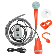 

2022 Portable Car Washer Camping Shower High Pressure Washing Machine Car Shower Washer Electric Water Pump Outdoor Travel Set