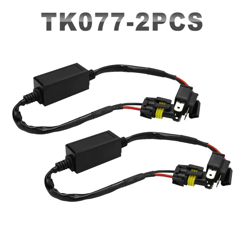JGAUT 2 шт. H4 Hid коннектор Телескопический жгут проводов для 12 В Hid комплект подключения Blub и балласт - Цвет: H4