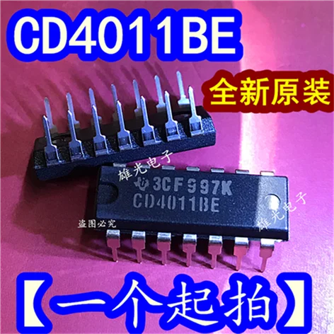 10 шт. CD4011BE DIP14 2 и