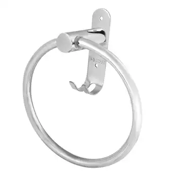 

Towel towel made of stainless steel with hooks for wall mounting of bathroom accessories
