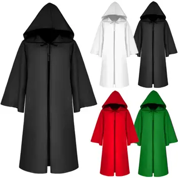 

Adult Kid Unisex Cape Robe Cloak Halloween Vampire Costume Cosplay Coat Tops
